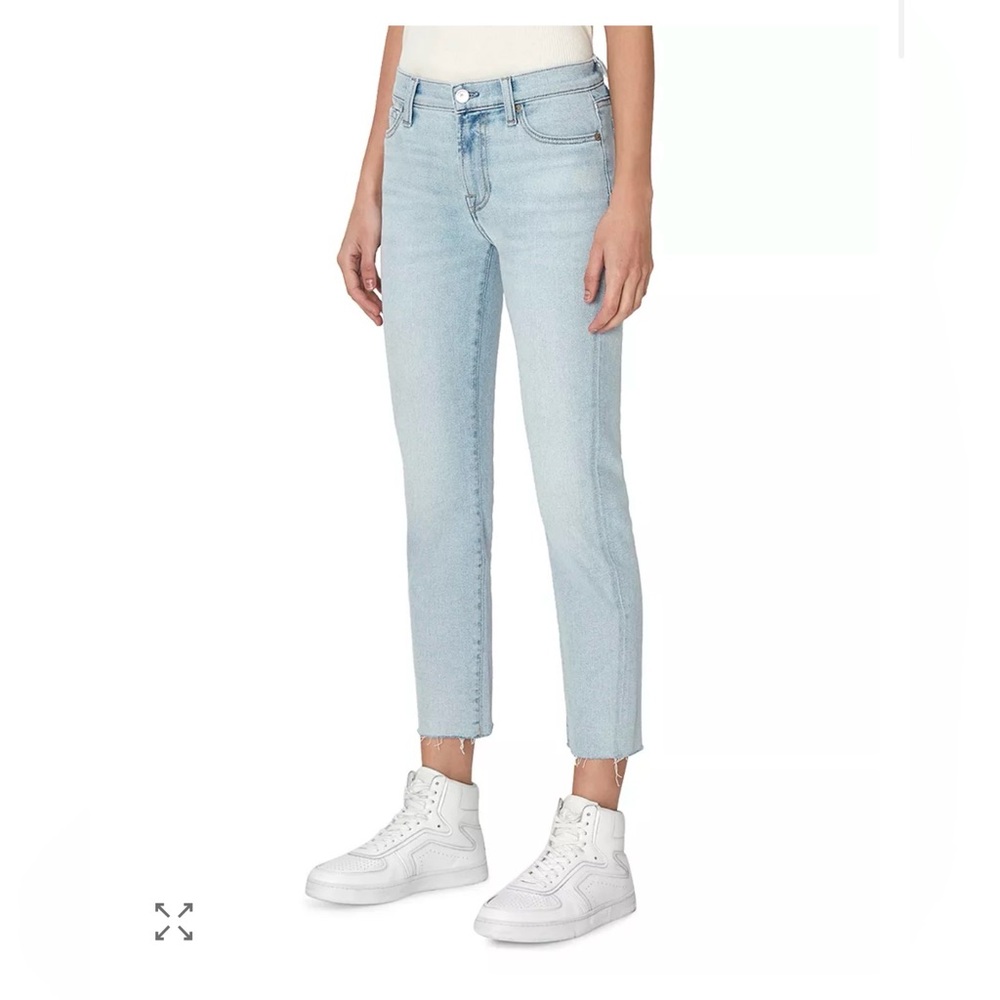 EUC 🍭 7 For All Mankind Roxanne Ankle Jeans Luxe Vintage Sandalwood Wash Sz 25